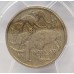 AUSTRALIA 2000 . ONE 1 DOLLAR COIN . ERROR . MULE . STRUCK ON TEN CENT